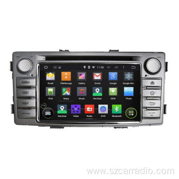 6.2inch Android System Car DVD Player for Hilux